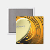 Aimant Coeur d'or mi-Lover2 (Recto/Verso)