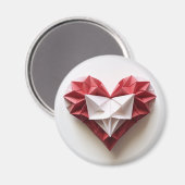 Aimant Coeur d'origine (Recto/Verso)