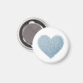 Aimant Coeur doux | Saupoudrer bébé (Recto/Verso)