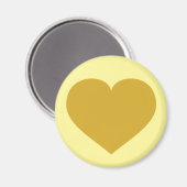 Aimant Coeur en or solide (Recto/Verso)