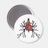 Aimant Coeur et poumons (Recto/Verso)