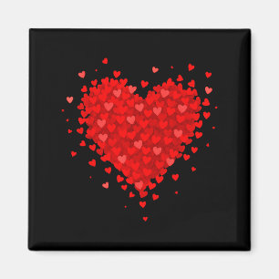 Aimant Cœur fait de coeurs Saint-Valentin Femmes Adolesce