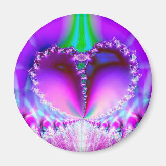 Aimant Coeur fractal
