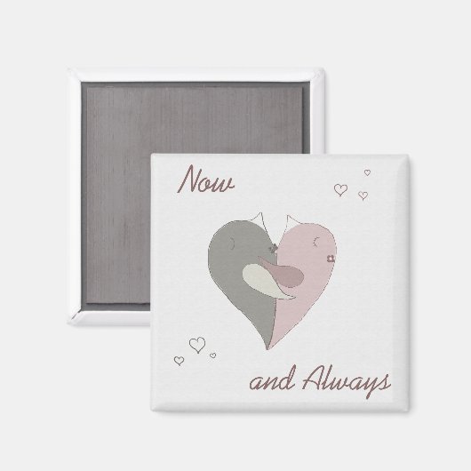 Aimant Coeur Inséparable (Recto/Verso)