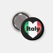 Aimant Coeur Italie (Recto/Verso)