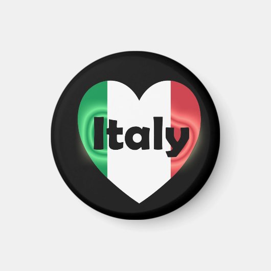 Aimant Coeur Italie (Devant)