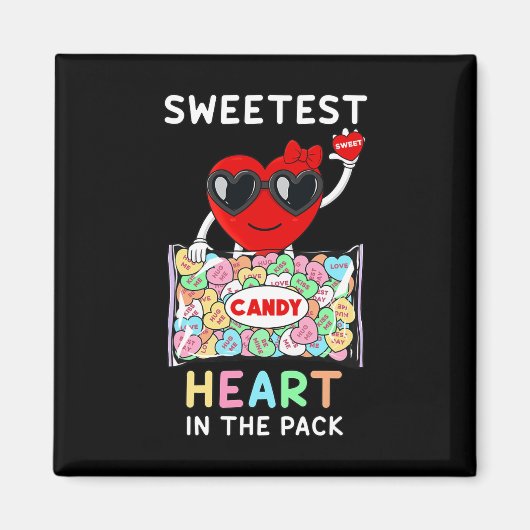 Aimant Coeur Le Plus Doux Dans Le Pack Valentines Jour Cu (Devant)