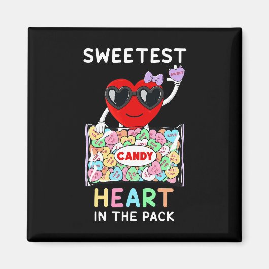 Aimant Coeur Le Plus Doux Dans Le Pack Valentines Jour Cu (Devant)