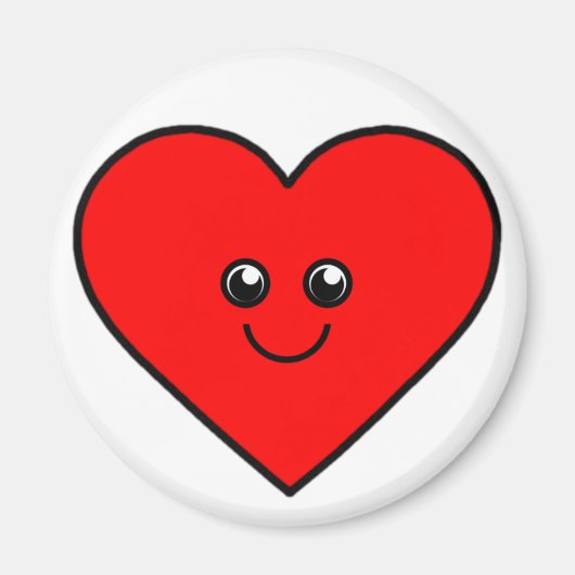 Aimant Coeur mignon (Devant)