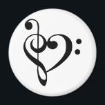 Aimant Coeur musical<br><div class="desc">Coeur musical</div>