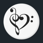Aimant Coeur musical<br><div class="desc">Coeur musical</div>