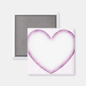 Aimant Coeur pourpre (Recto/Verso)