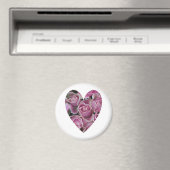Aimant Coeur rose (In Situ (Lave-vaisselle))