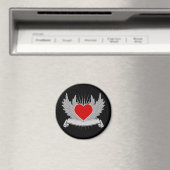 Aimant Coeur rouge (In Situ (Lave-vaisselle))