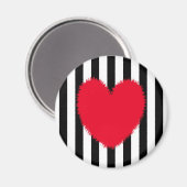 Aimant Coeur rouge (Recto/Verso)