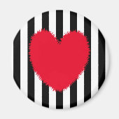 Aimant Coeur rouge (Devant)