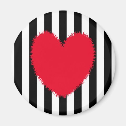 Aimant Coeur rouge (Devant)