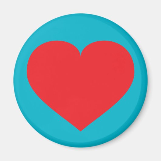 Aimant Coeur rouge (Devant)