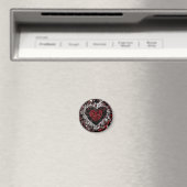 Aimant Coeur sauvage foncé (In Situ (Lave-vaisselle))