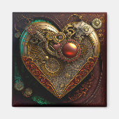 Aimant Coeur Steampunk (Devant)