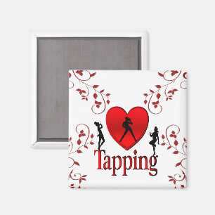 Aimant Coeur Tapping Dance Design