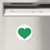 Aimant Coeur vert (In Situ (Lave-vaisselle))