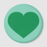 Aimant Coeur vert<br><div class="desc">Cet aimant est composé d'un coeur légèrement vert sur un arrière - plan vert clair. Cliquez sur "Personnaliser" pour redimensionner/repositionner l'image du coeur vert, modifier la couleur de l'arrière - plan et/ou ajouter du texte personnalisé. Un aimant cardiaque personnalisé est un grand fiançailles, mariage, anniversaire ou la fête de la...</div>