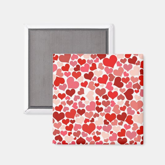 Aimant Coeurs (Recto/Verso)