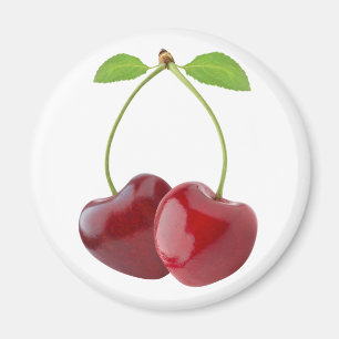 Aimant Coeurs cerise