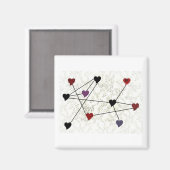 Aimant Coeurs connectés (Recto/Verso)