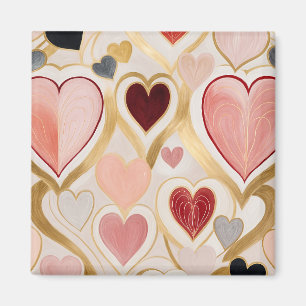 Aimant Coeurs d'amour