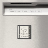 Aimant Coeurs d'argent - facile à customiser (In Situ (Lave-vaisselle))