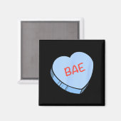 Aimant Cœurs de conversation de la Saint-Valentin «bae» (Recto/Verso)