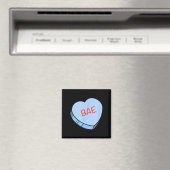 Aimant Cœurs de conversation de la Saint-Valentin «bae» (In Situ (Lave-vaisselle))