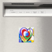 Aimant Coeurs de couleur numérique (In Situ (Lave-vaisselle))