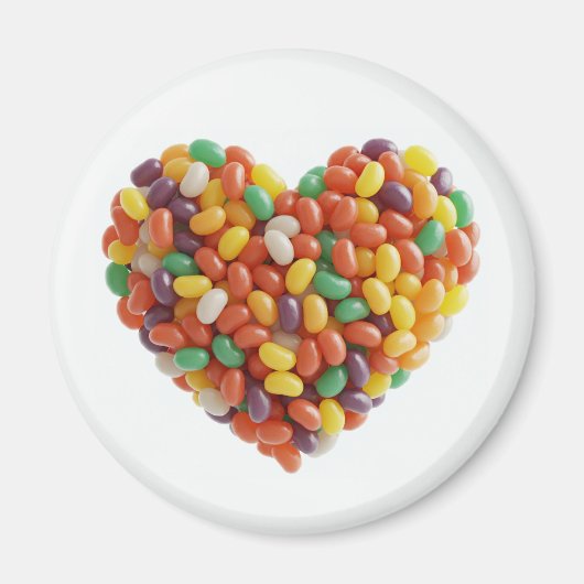 Aimant Cœurs de Jellybeans (Devant)