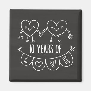 Aimant Coeurs de la calèche du 10e anniversaire
