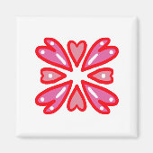 Aimant Coeurs de la Saint Valentin (Devant)