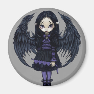 Aimant "Coeurs de papier pourpre"