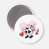 Aimant Coeurs de vache (Recto/Verso)