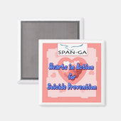 Aimant Coeurs en action (Recto/Verso)