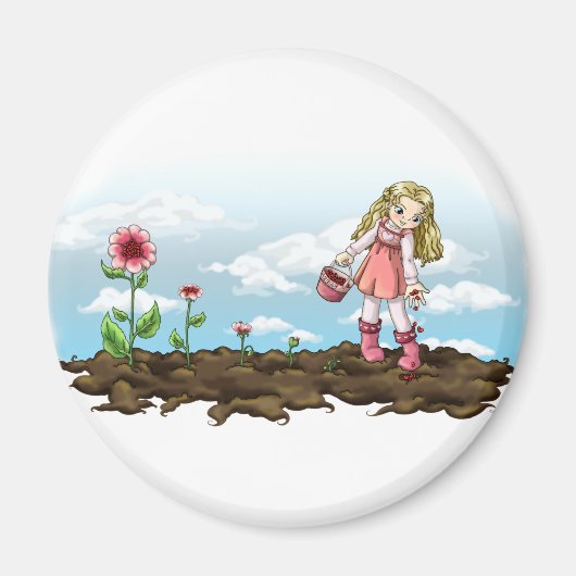 Aimant Coeurs en croissance (Devant)