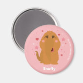 Aimant Coeurs et étoiles confortables Graphisme (Recto/Verso)