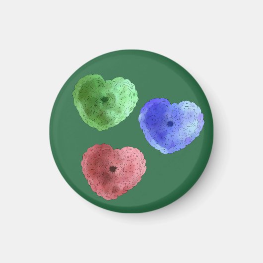 Aimant coeurs hacheurs (Devant)