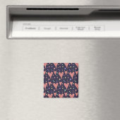 Aimant Coeurs motifs Fille colorée Moderne Cute (In Situ (Lave-vaisselle))