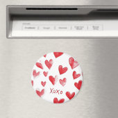 Aimant Coeurs rouges XOXO Love (In Situ (Lave-vaisselle))