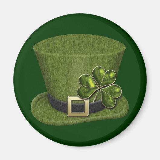 Aimant Coeurs shamrocks Casquette 1 (Devant)