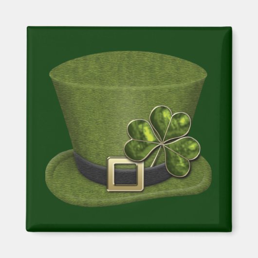 Aimant Coeurs shamrocks Casquette 1A (Devant)