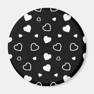 Aimant Coeurs stylisés motif 5