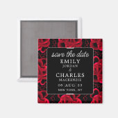 Aimant Coeurs Un Mariage Élégant (Recto/Verso)